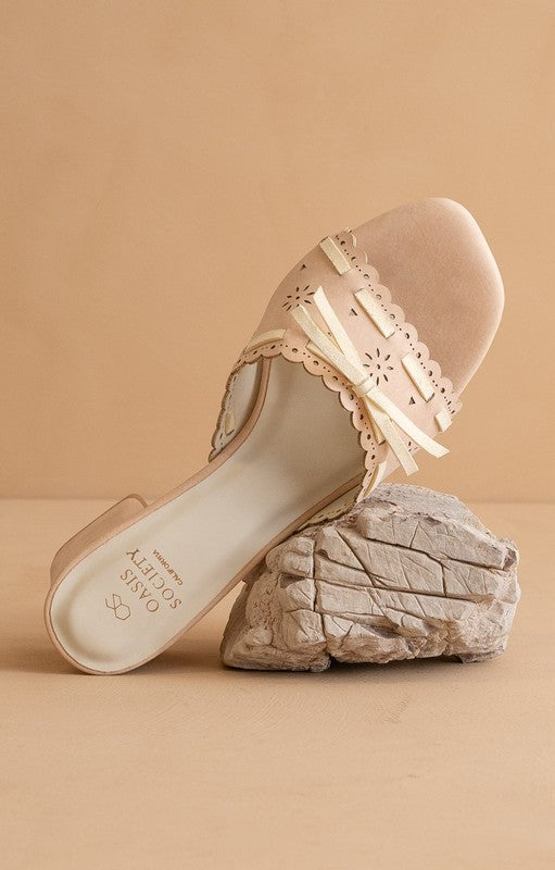 Sweet Low Heel Sandals