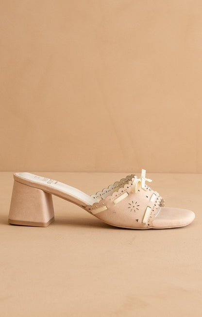 Sweet Low Heel Sandals