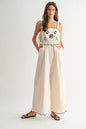 Embroidered Jumpsuit with Unique Scalloped Edge